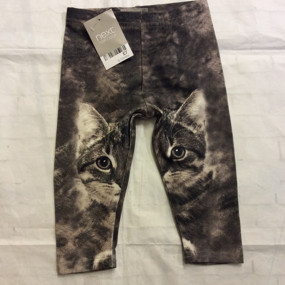 NWT Next CAT Leggings 9-12 M